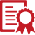 Mehr über TÜV HU/AU erfahren Icon Zertifikat